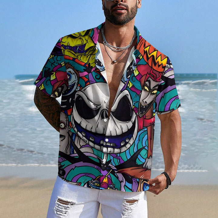Men's Hawaiian Casual Short Sleeve Shirt 2407000349