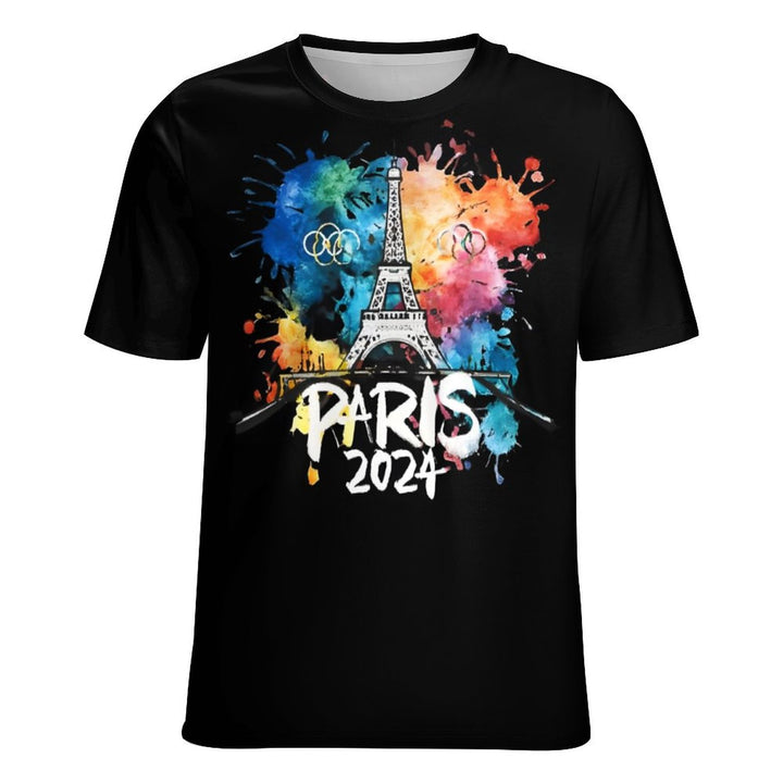 Men's Round Neck 2024 Olympic France Casual T-Shirt 2404000531