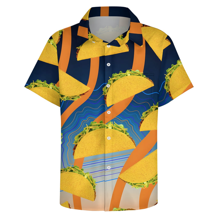 Men's TAKO Print Casual Short Sleeve Shirt 2403000533