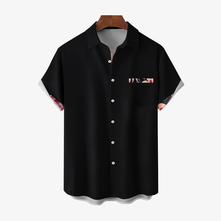 Men's Hawaiian Casual Short Sleeve Shirt 2404000268