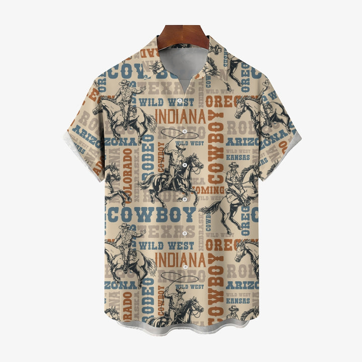 Men's Hawaiian Casual Short Sleeve Shirt 2412008882