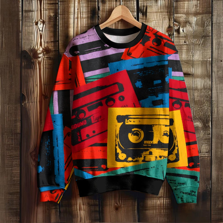 Colorful Music Tape Unisex Sweatshirt 2409010186