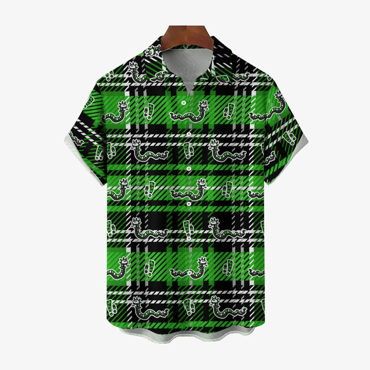 Men's Hawaiian Casual Short Sleeve Shirt 2404001618