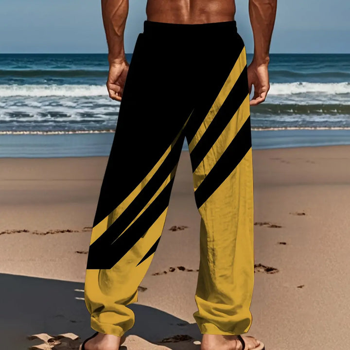 Men's Vintage-Inspired Loose Fit Straight-Leg Pants