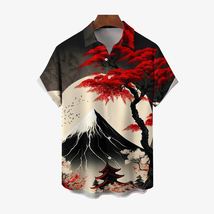 Men's Hawaiian Casual Short Sleeve Shirt 2404001859