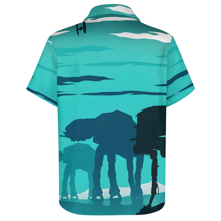 Men's Hawaiian Casual Short Sleeve Shirt 2404001857