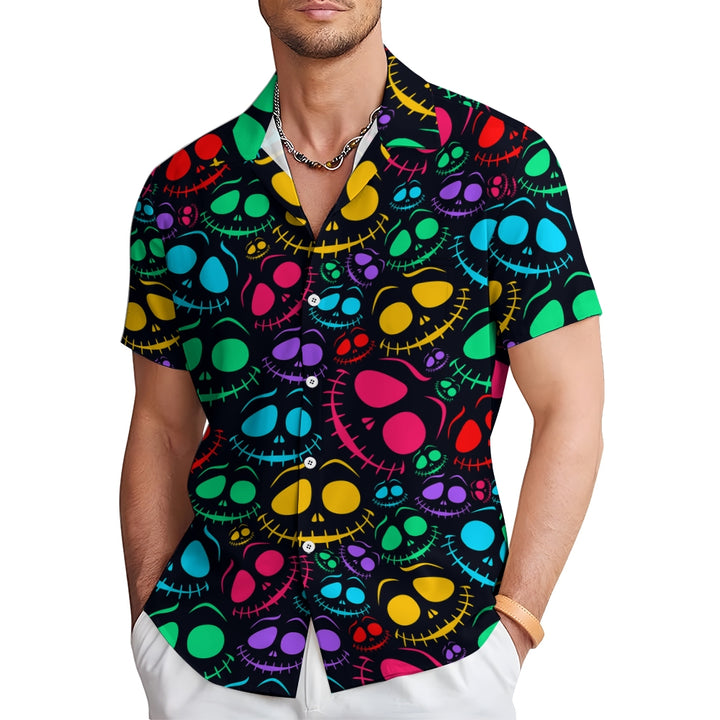 Men's Hawaiian Casual Short Sleeve Shirt 2409006835