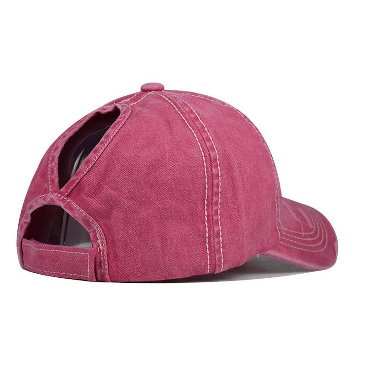 Five-Pointed Star Washed Baseball Cap 240203494