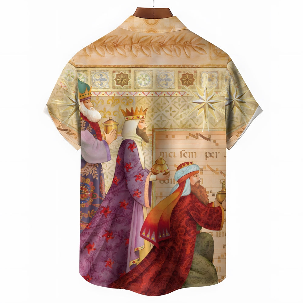 Three Kings Day Epiphany Prints Shirt 2411011547