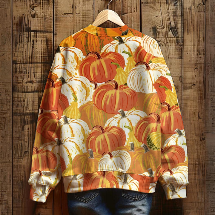 Men's Thanksgiving Pumpkin Print Unisex Sweatshirt 2410009109