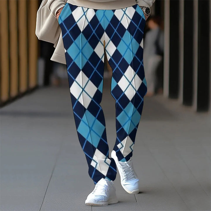 Men's Spring And Autumn Loose Straight Leg Casual Pants