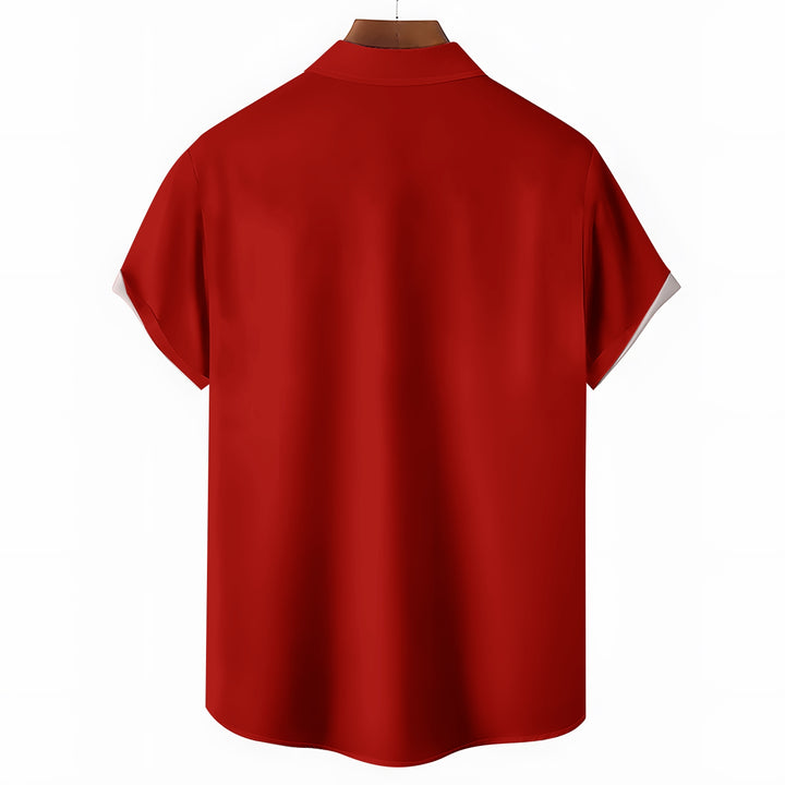 Men's Hawaiian Casual Short Sleeve Shirt 2403000790
