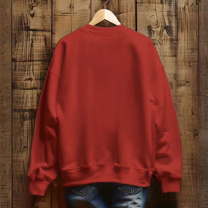 Men's Casual Christmas Print Long Sleeve Sweatshirt