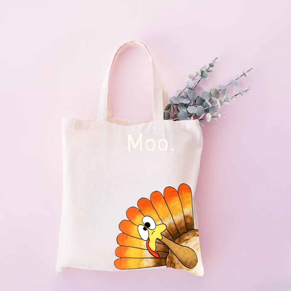 Simple Thanksgiving Letter Casual Tote Bag