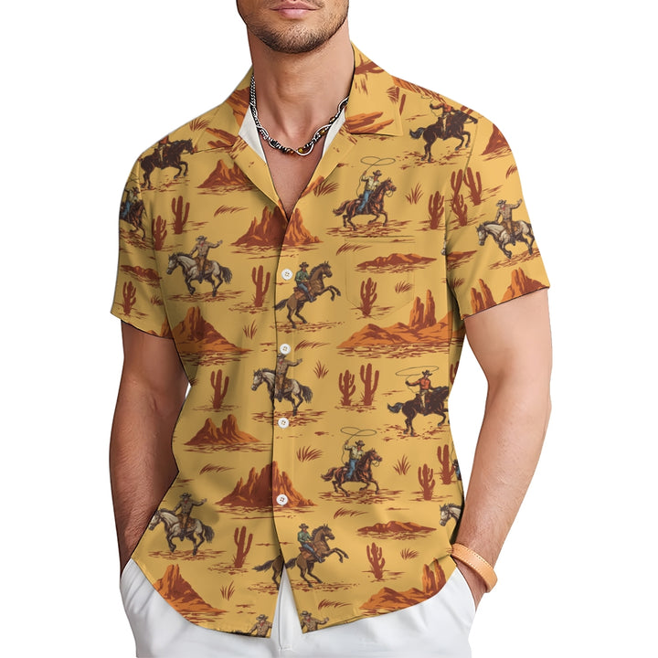 Men's Hawaiian Casual Short Sleeve Shirt 2412008888