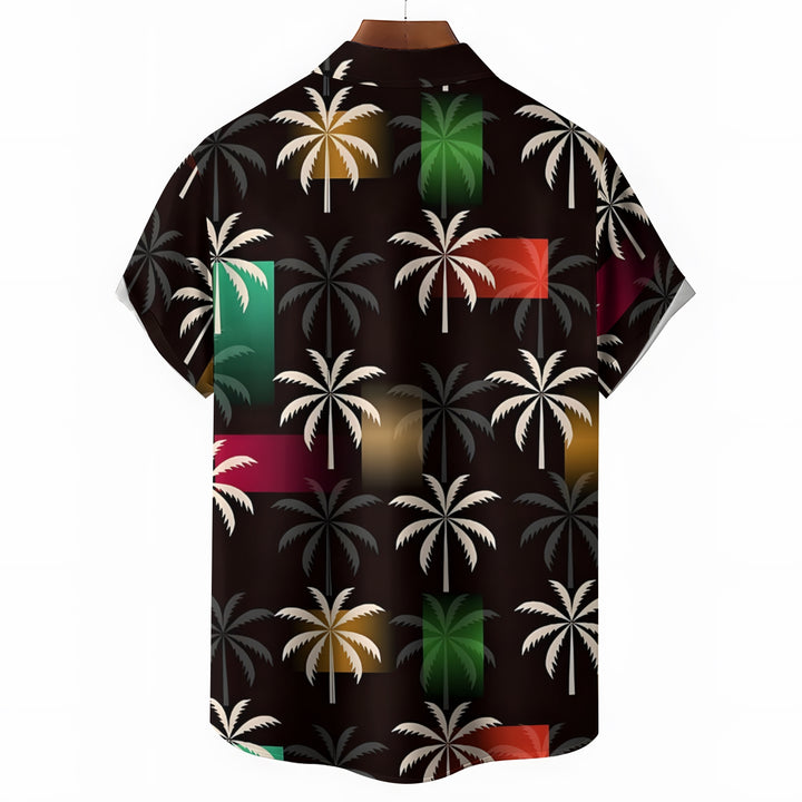 Men's Hawaiian Casual Short Sleeve Shirt 2404001627