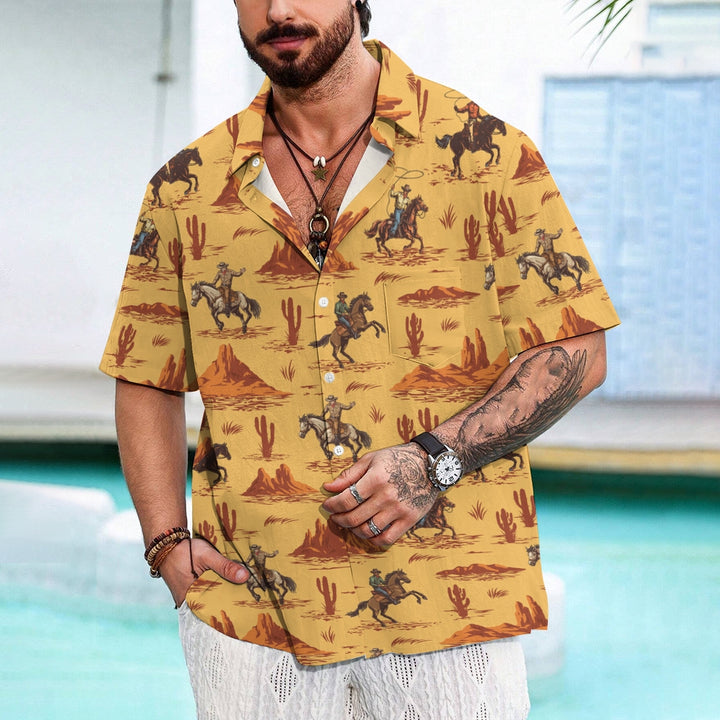 Men's Hawaiian Casual Short Sleeve Shirt 2412008888