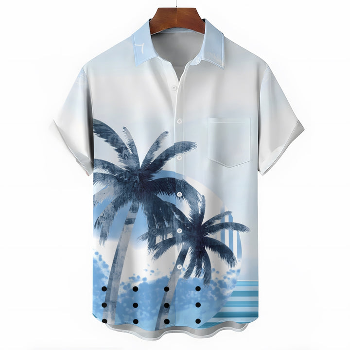 Men's Hawaiian Vacation Casual Short Sleeve Shirt 2404000706