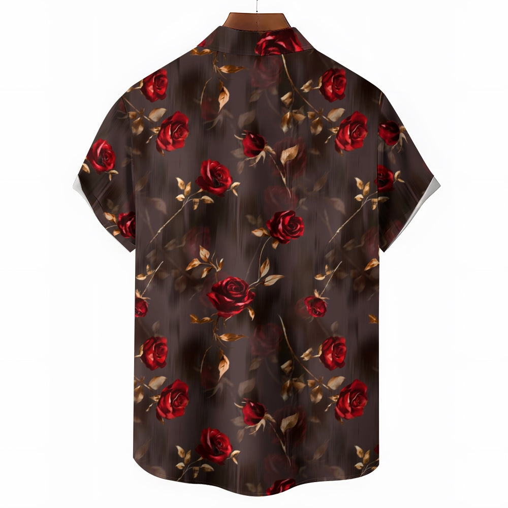 Men's Hawaiian Casual Short Sleeve Shirt 2412008908