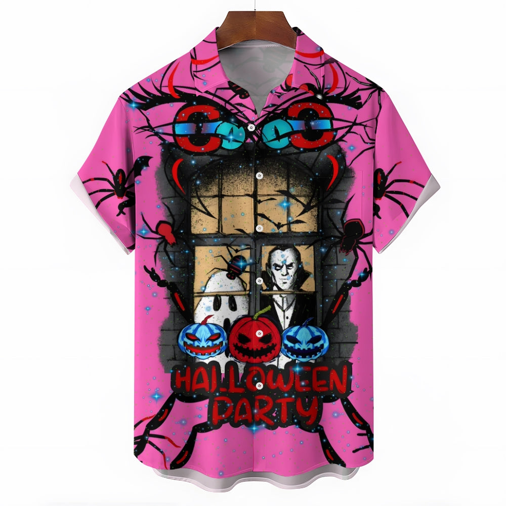 Halloween Vampire Large Size Short Sleeve Shirt 2408000234