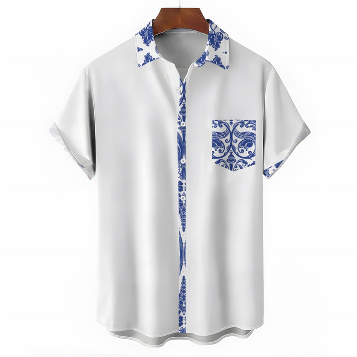 Cotton-Linen Casual Shirts Natural Breathable Summer Lightweight Hawaiian Shirts 2410003727