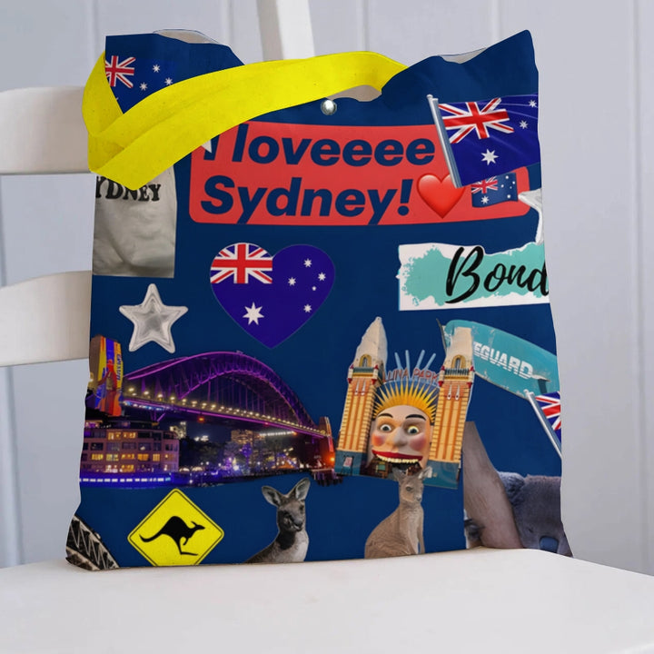 Australia Day Holiday Print Casual Bag with Inner Pocket