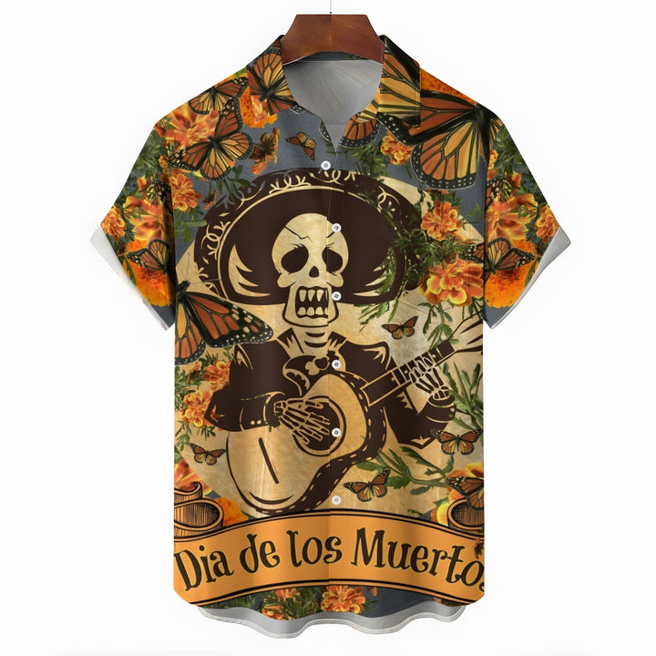 Cinco De Mayo Casual Short Sleeve Shirt 2404000235