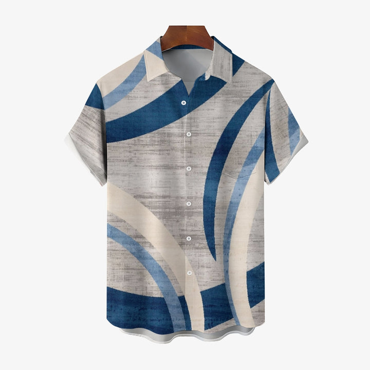 Men's Casual Short Sleeve Shirt 2405000686