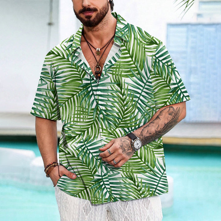 Men's Hawaiian Casual Short Sleeve Shirt 2411013102