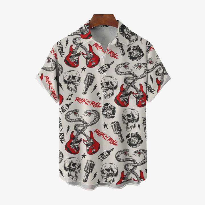 Men's Hawaiian Casual Short Sleeve Shirt 2404001610