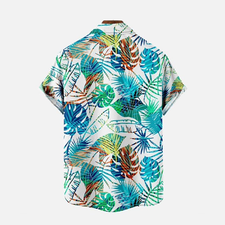 Men's Hawaiian Oversized Short Sleeve Shirt 2406001925