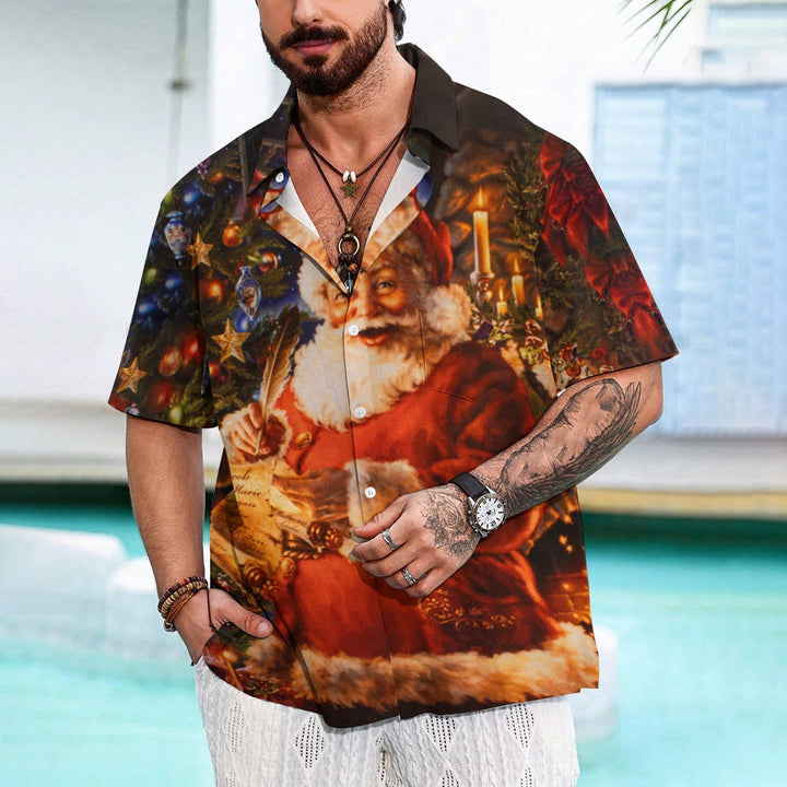 Men's Hawaiian Casual Short Sleeve Shirt 2410007599