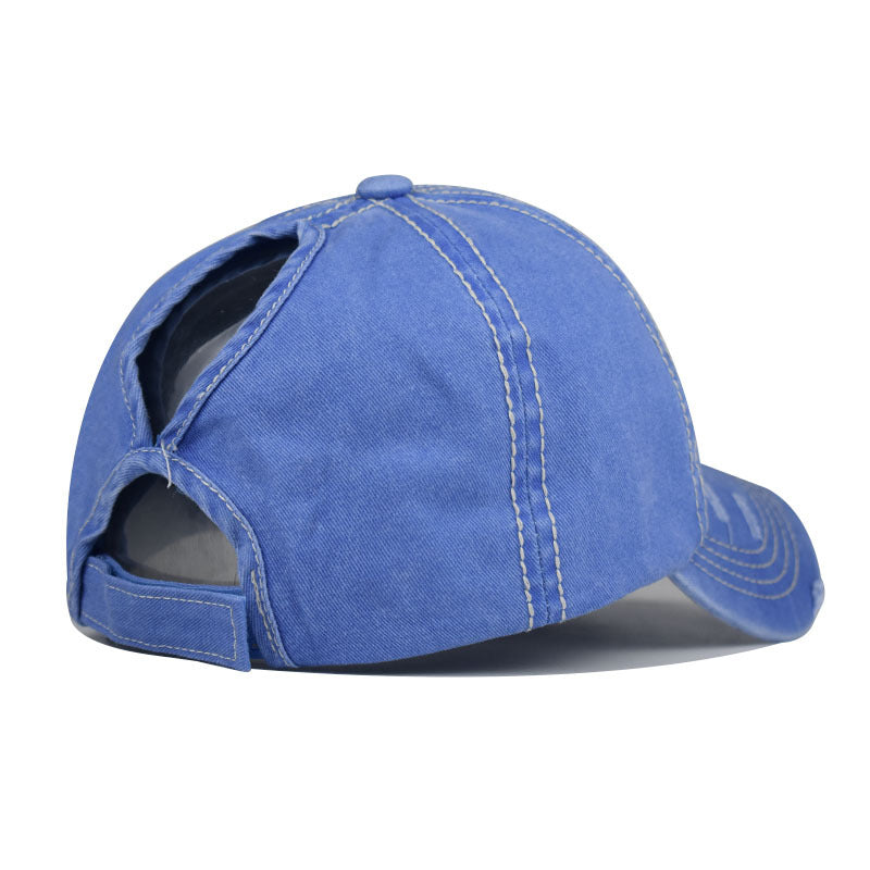 Five-Pointed Star Washed Baseball Cap 240203494