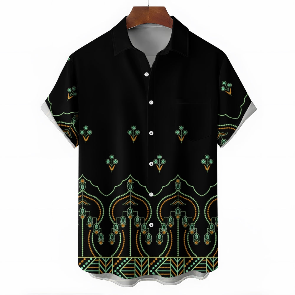 Men's Hawaiian Casual Short Sleeve Shirt 2412008865