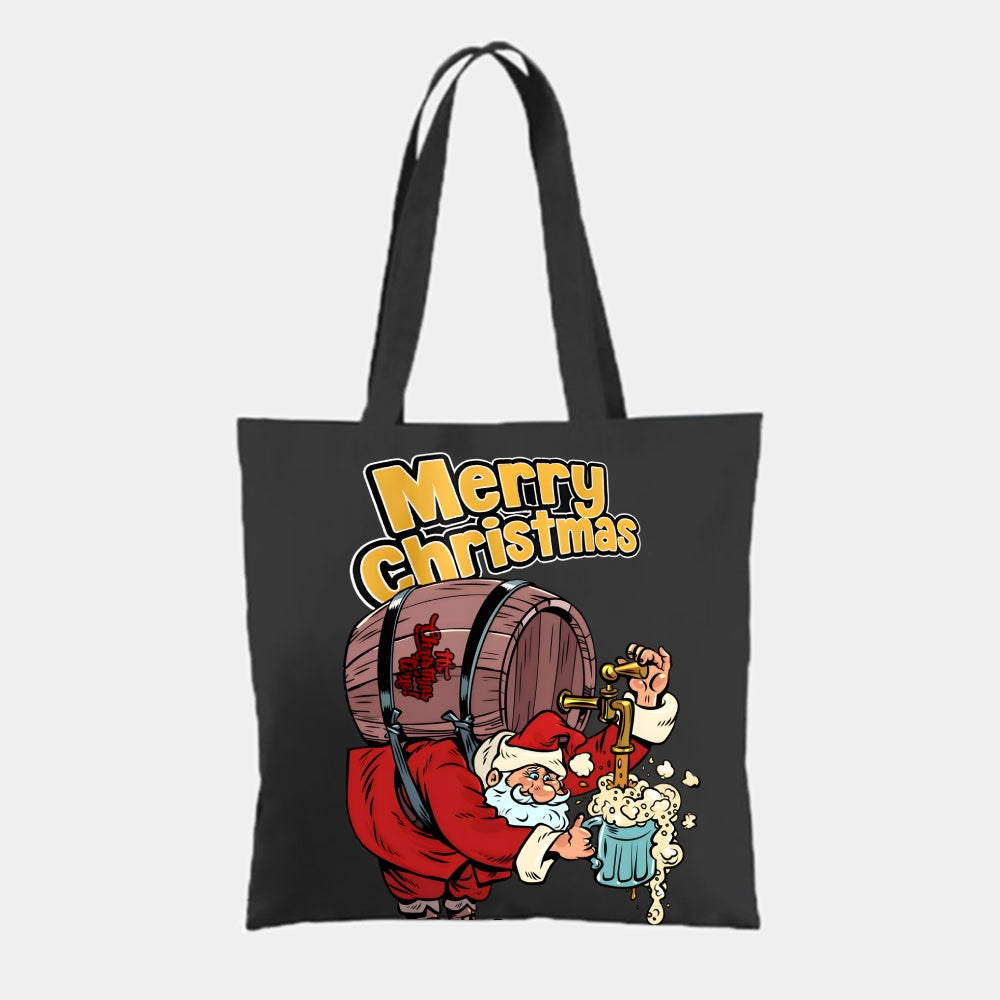 Merry Christmas Letters To Santa Claus Tote Bag