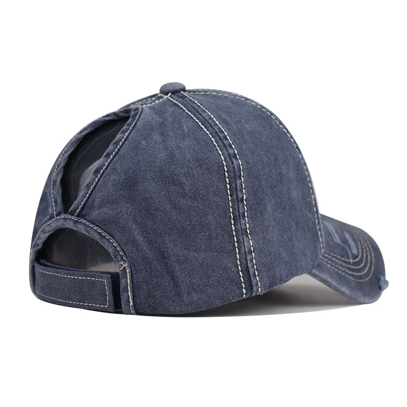 Five-Pointed Star Washed Baseball Cap 240203494