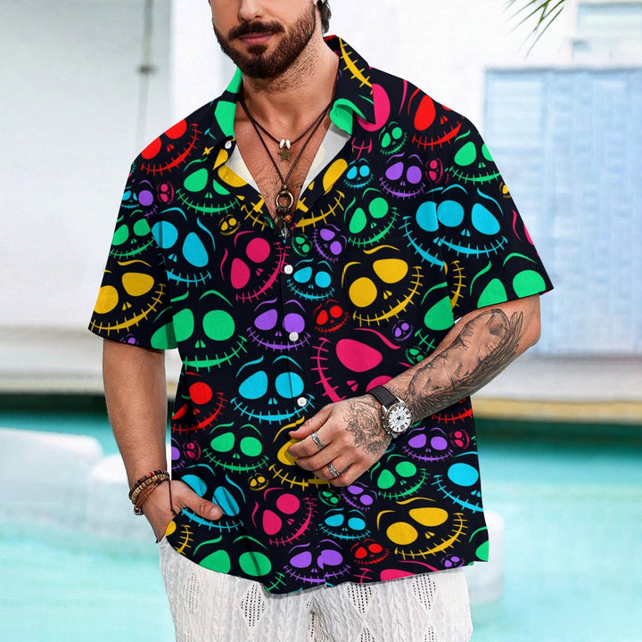 Men's Hawaiian Casual Short Sleeve Shirt 2409006835