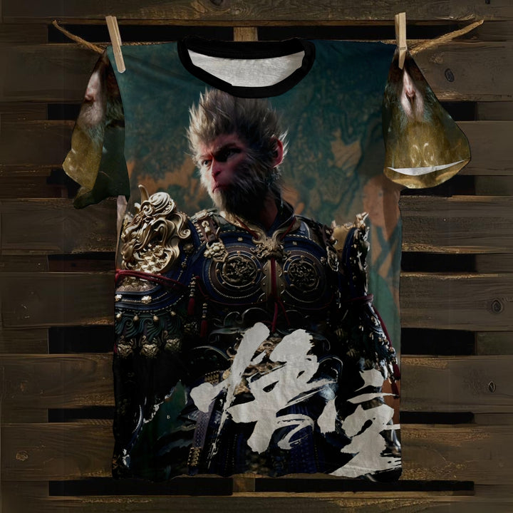 Black Myth Wukong Game Print Unisex T-Shirt 2408007318