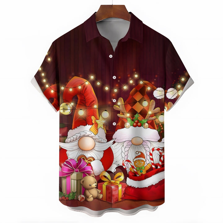 Christmas Gnome Santa Short-Sleeved Shirt 2409011395