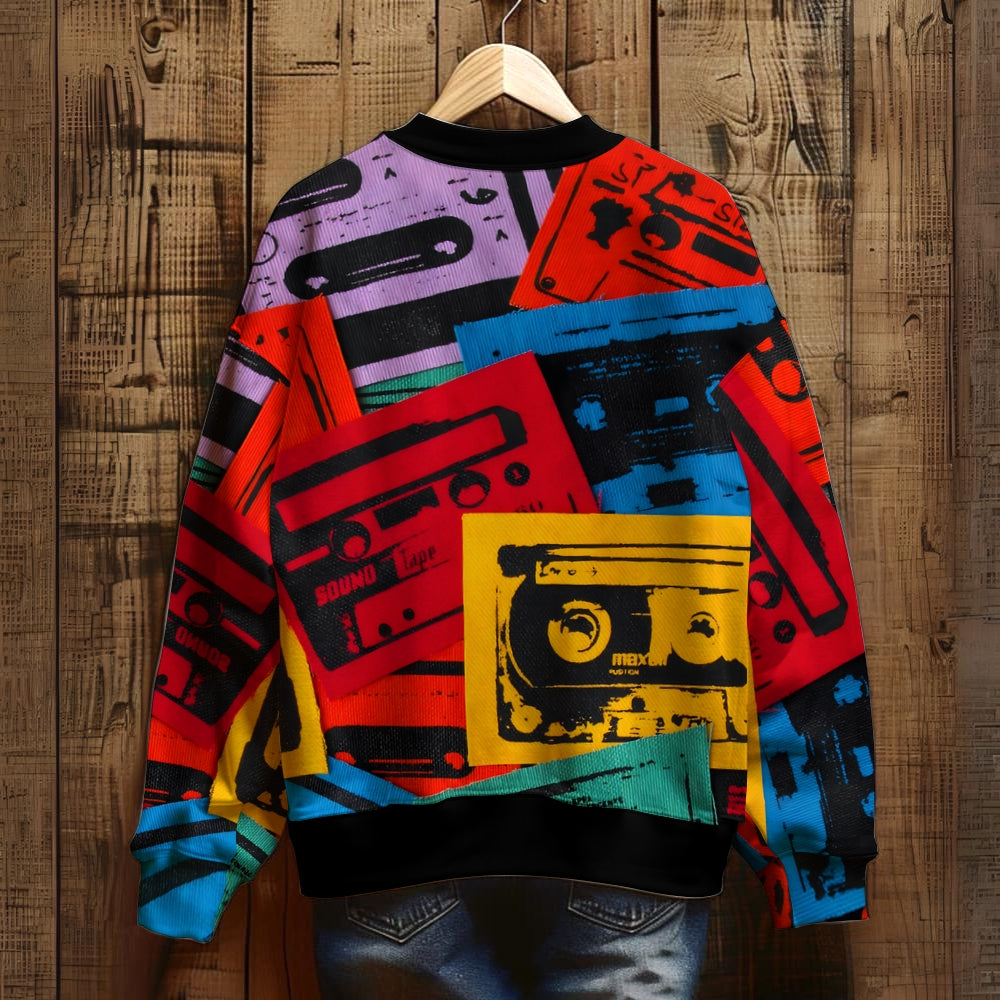 Colorful Music Tape Unisex Sweatshirt 2409010186