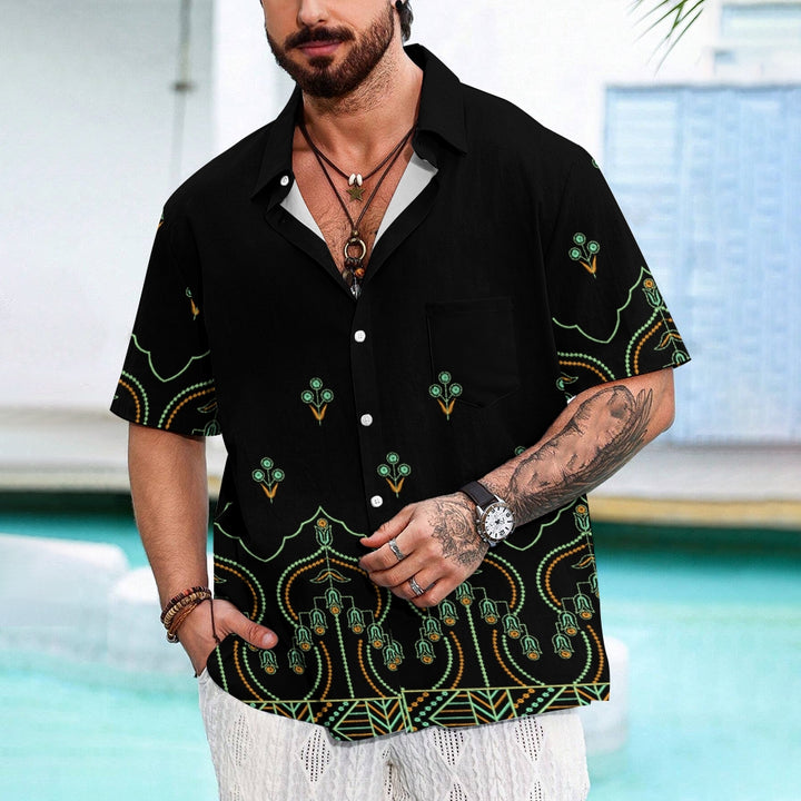 Men's Hawaiian Casual Short Sleeve Shirt 2412008865