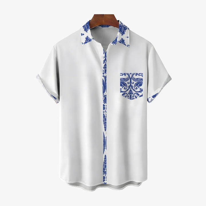 Cotton-Linen Casual Shirts Natural Breathable Summer Lightweight Hawaiian Shirts 2410003727