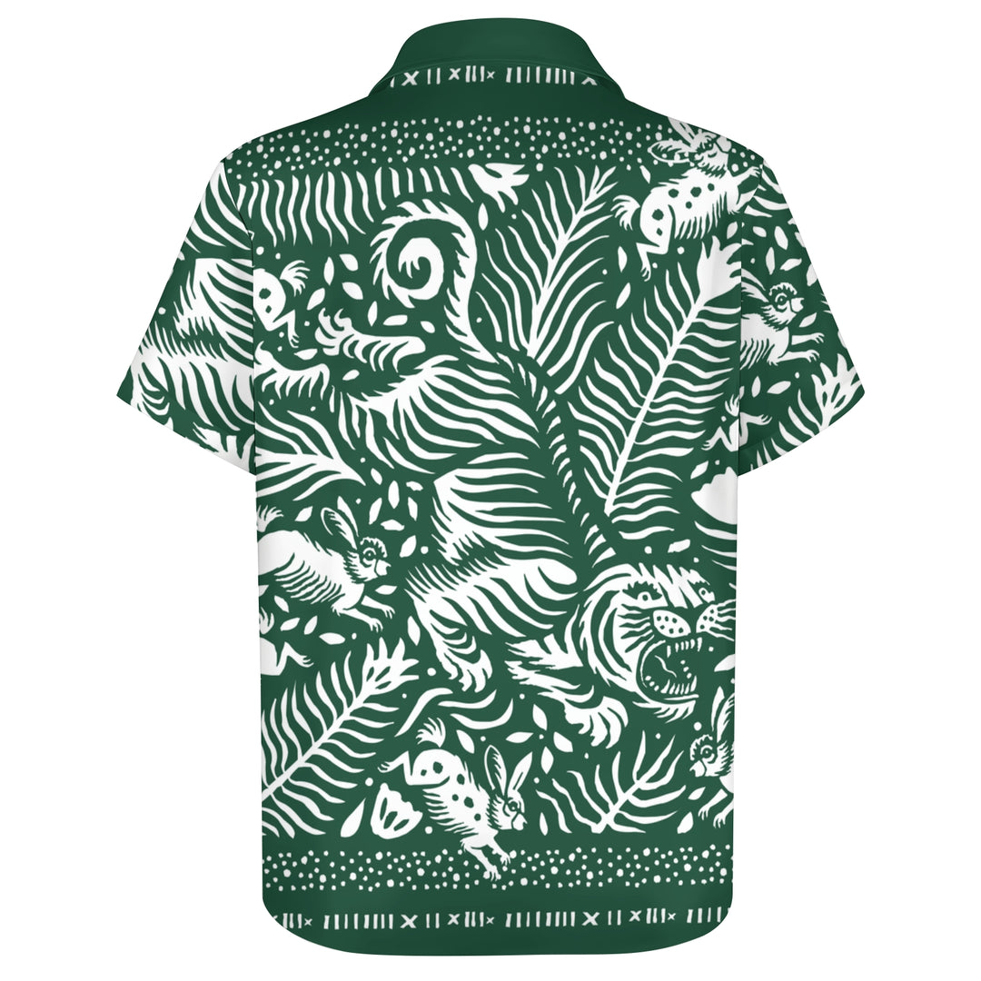 Men's Art Print Casual Short Sleeve Shirt 2404001437