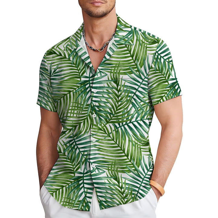 Men's Hawaiian Casual Short Sleeve Shirt 2411013102