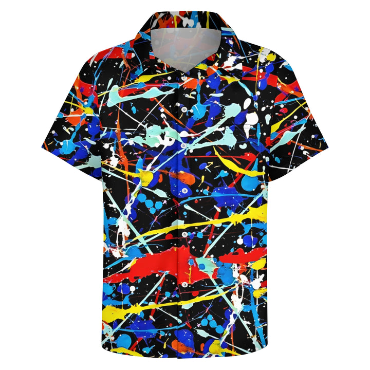 Men's Hawaiian Casual Short Sleeve Shirt 2404001896