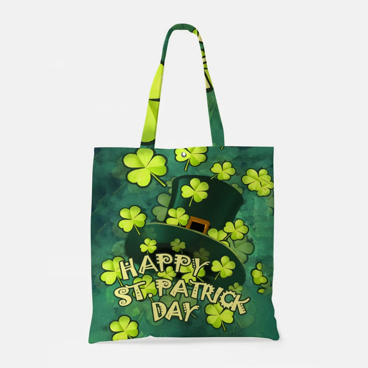 St. Patrick's Day Lettering Casual Canvas Bag