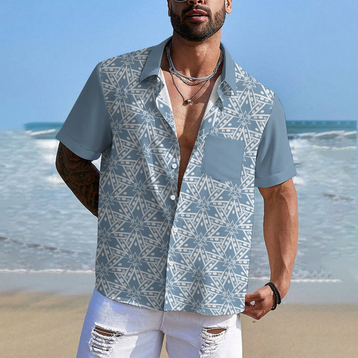 Men's Hawaiian Casual Short Sleeve Shirt 2412008921