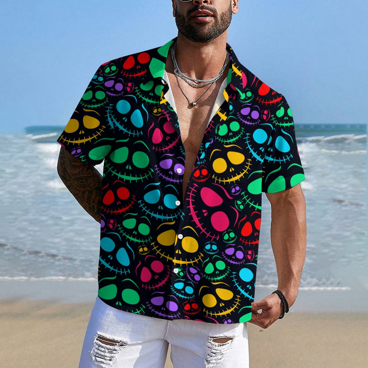 Men's Hawaiian Casual Short Sleeve Shirt 2409006835