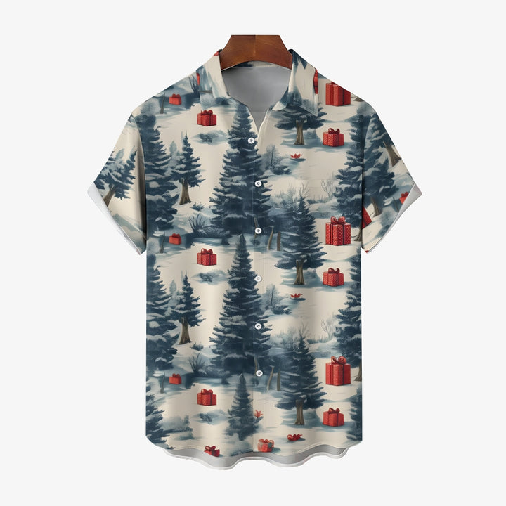 Christmas Gift Christmas Tree Short Sleeve Shirt 2410004826