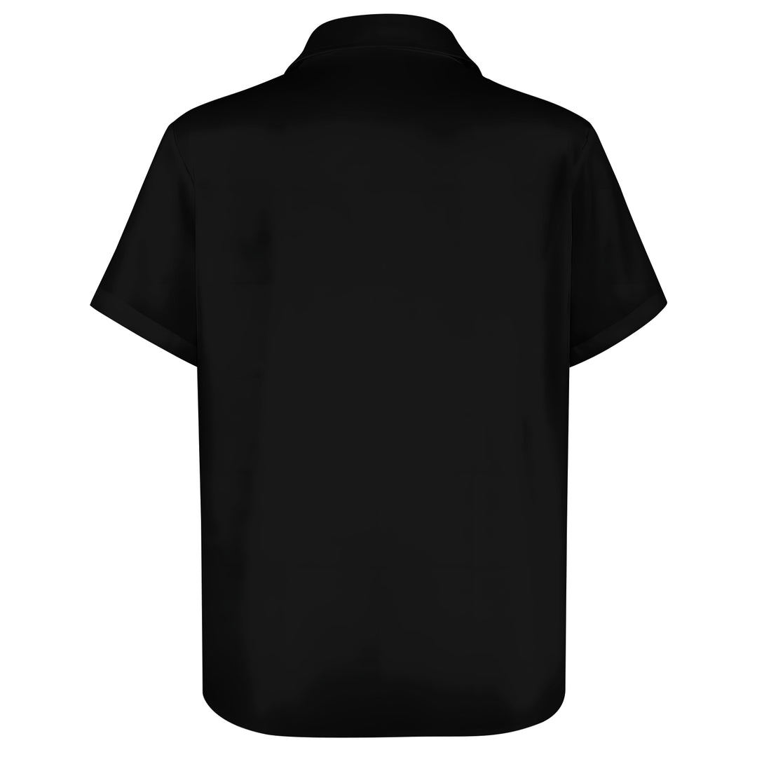 Retro 911 Sports Car Print Casual Short Sleeve Shirt 2404000483